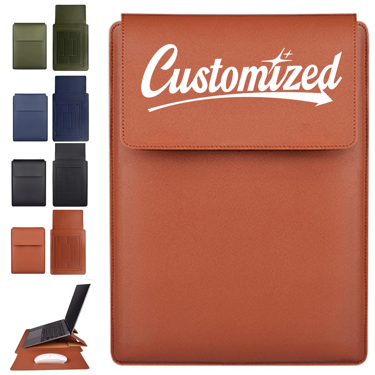 Convertible Laptop Sleeve with Built in Stand 7