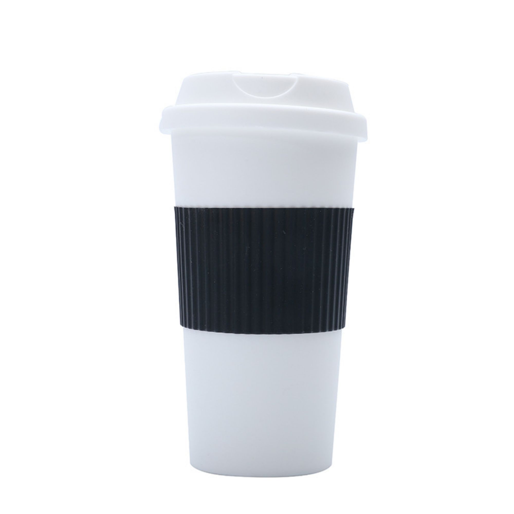 16 oz Solid Color Portable Thickened Coffee Cup 5