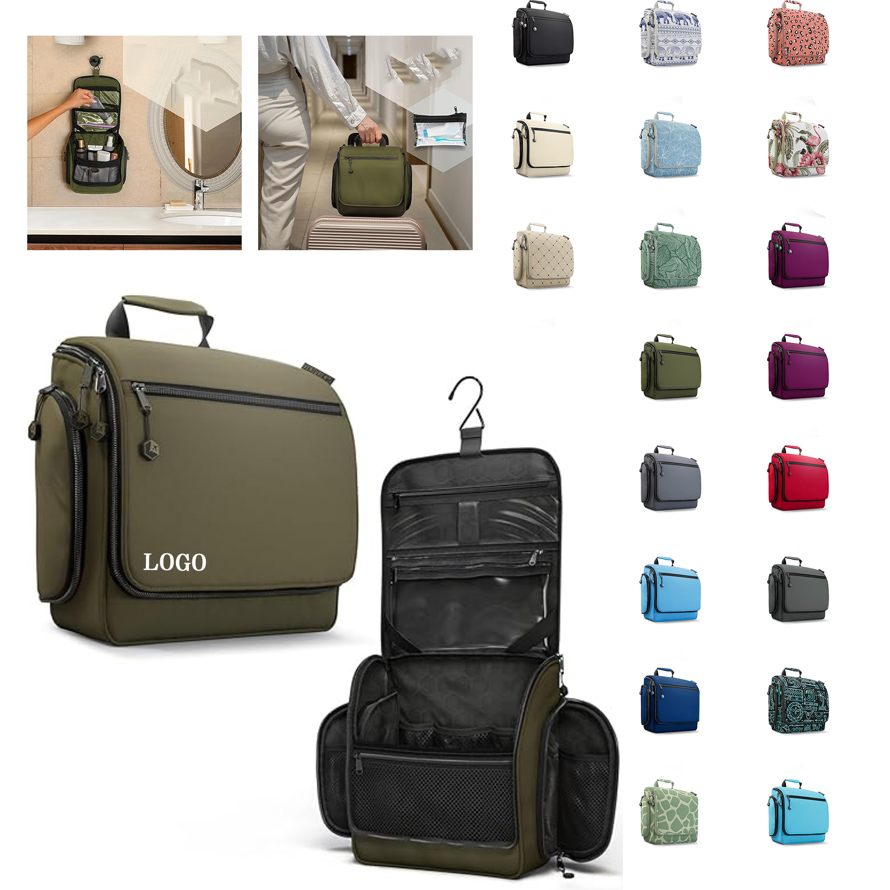 4TH Hanging Travel Toiletry Bag 11