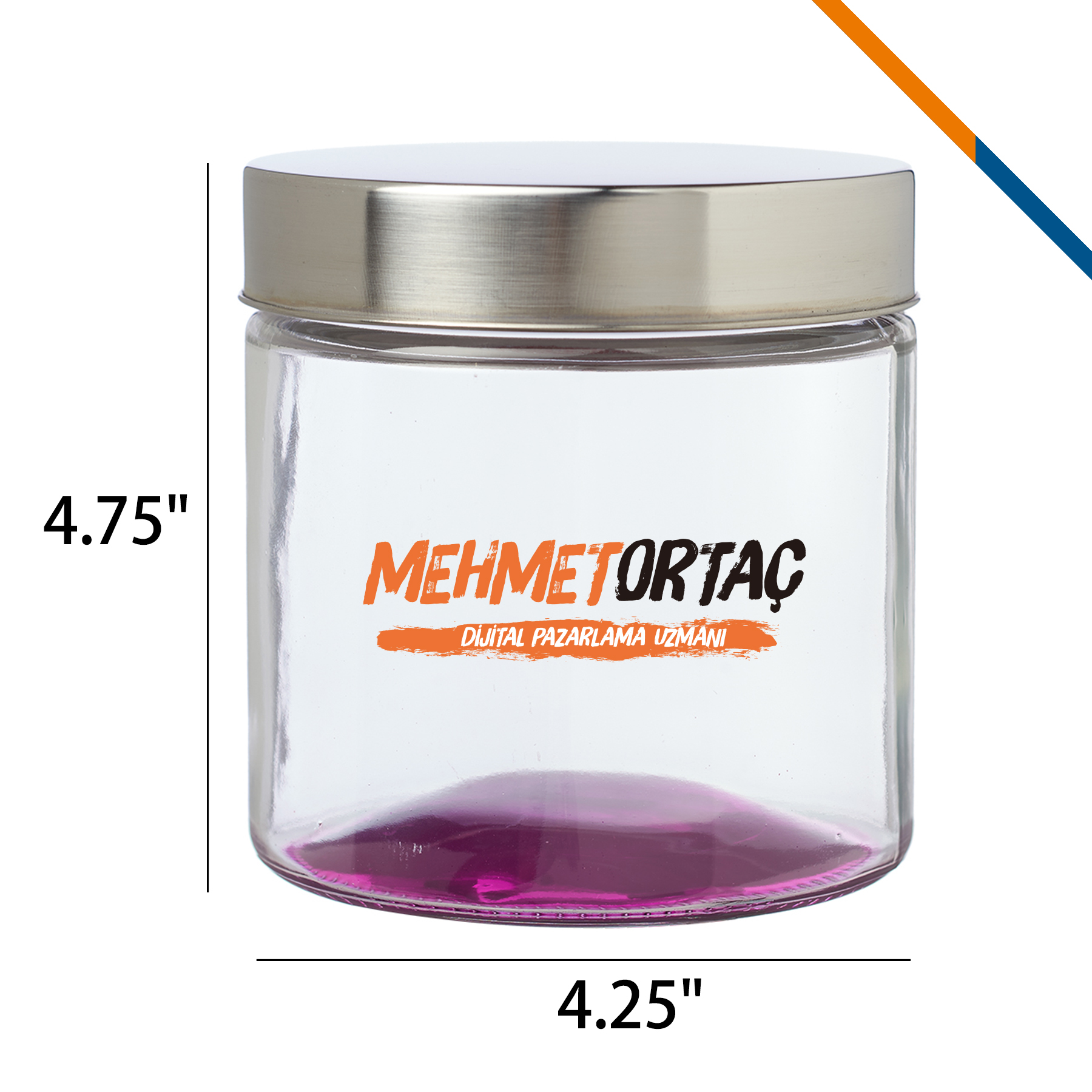 Pamela Glass Candy Jars - 27 OZ. 6