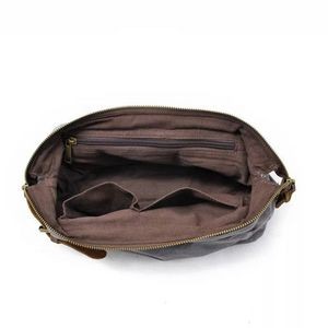 Waxed Canvas Toiletry Bag 2