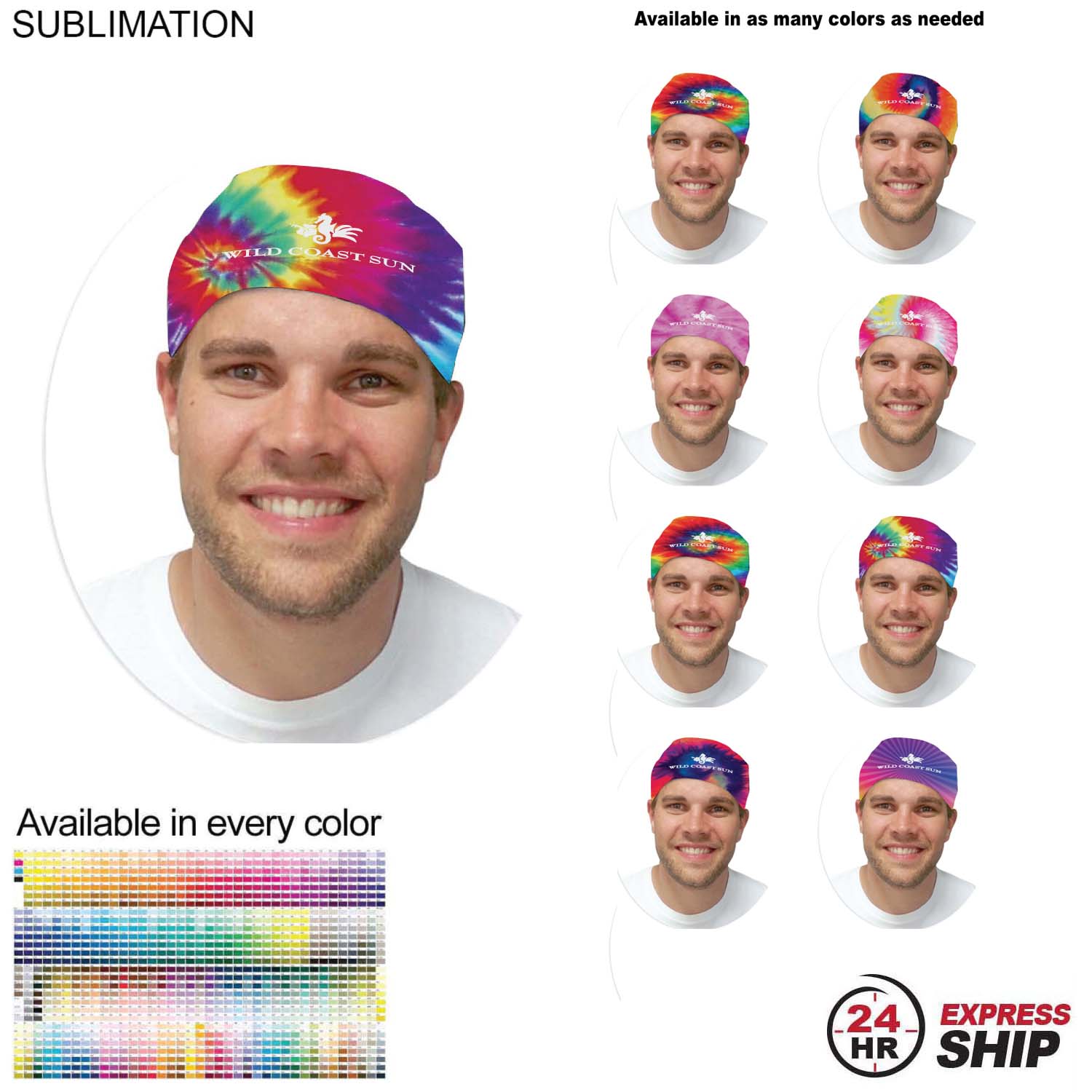 24 Hr Express Ship - Team Building Sublimated BEST VALUE Lightweight Seamless Neck Gaiter 4