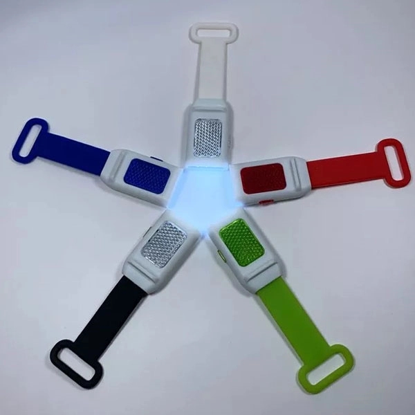 LED Reflective Bicycle Light with Silicone Strap 4