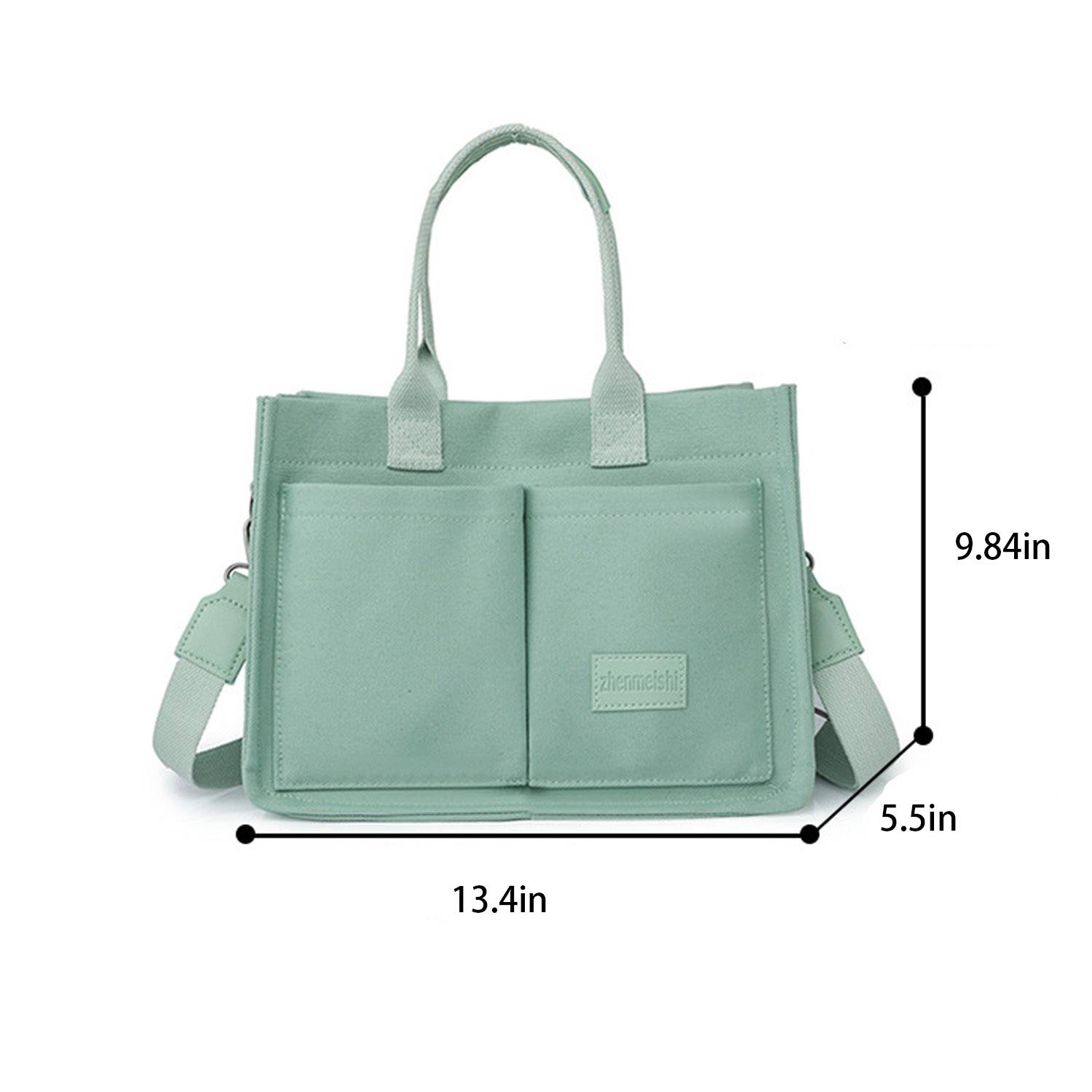 Ladies' Business Commuter Crossbody Canvas Tote Bag 5