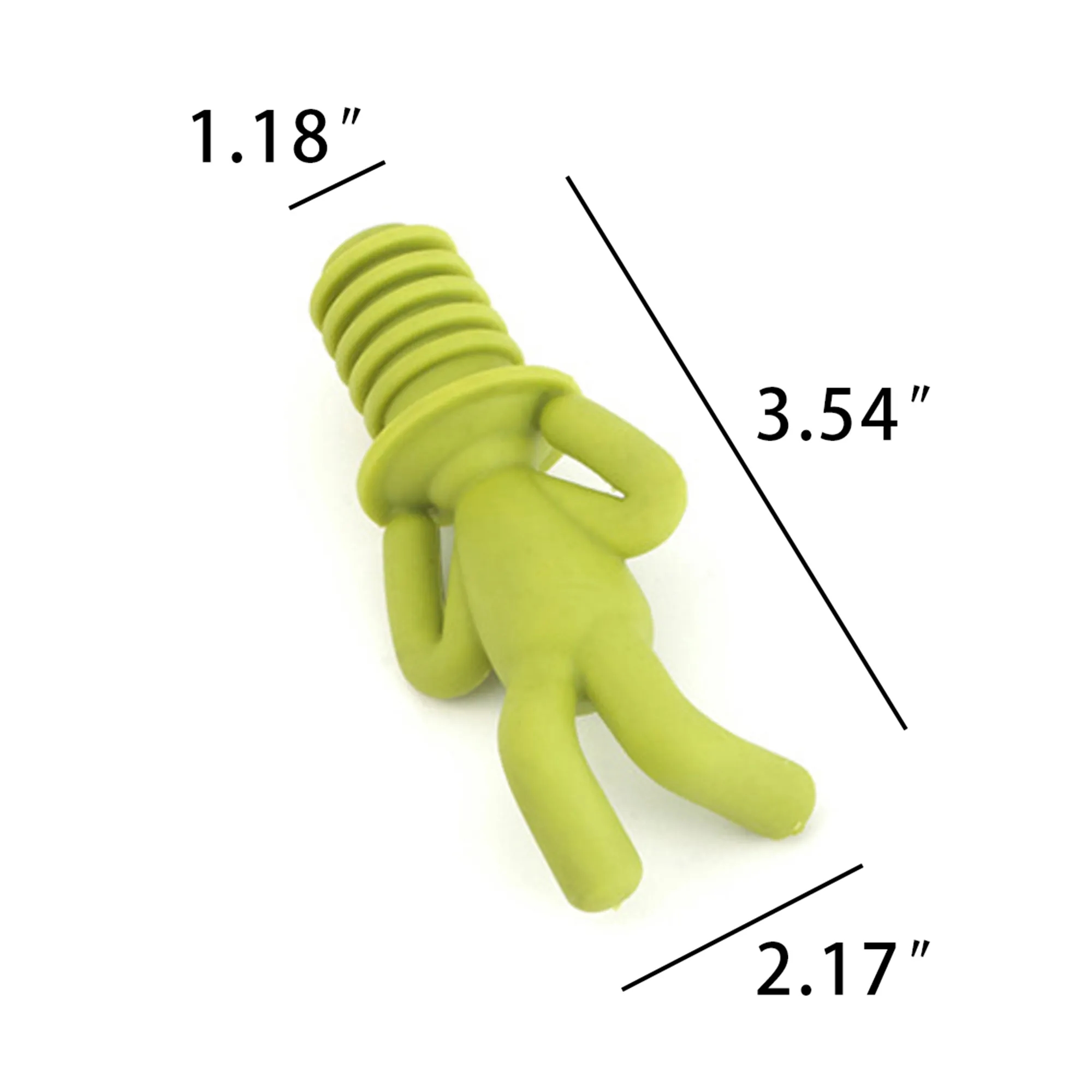 Inverted Men Silicone Wine Stopper 3