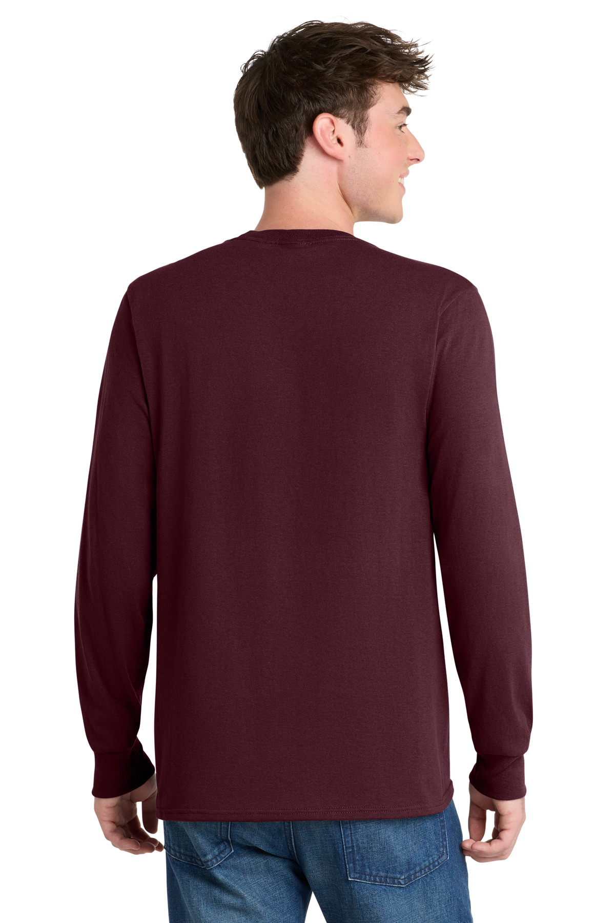 Port & Co Tall Long Sleeve Core Blend Tee. PC55LST 80