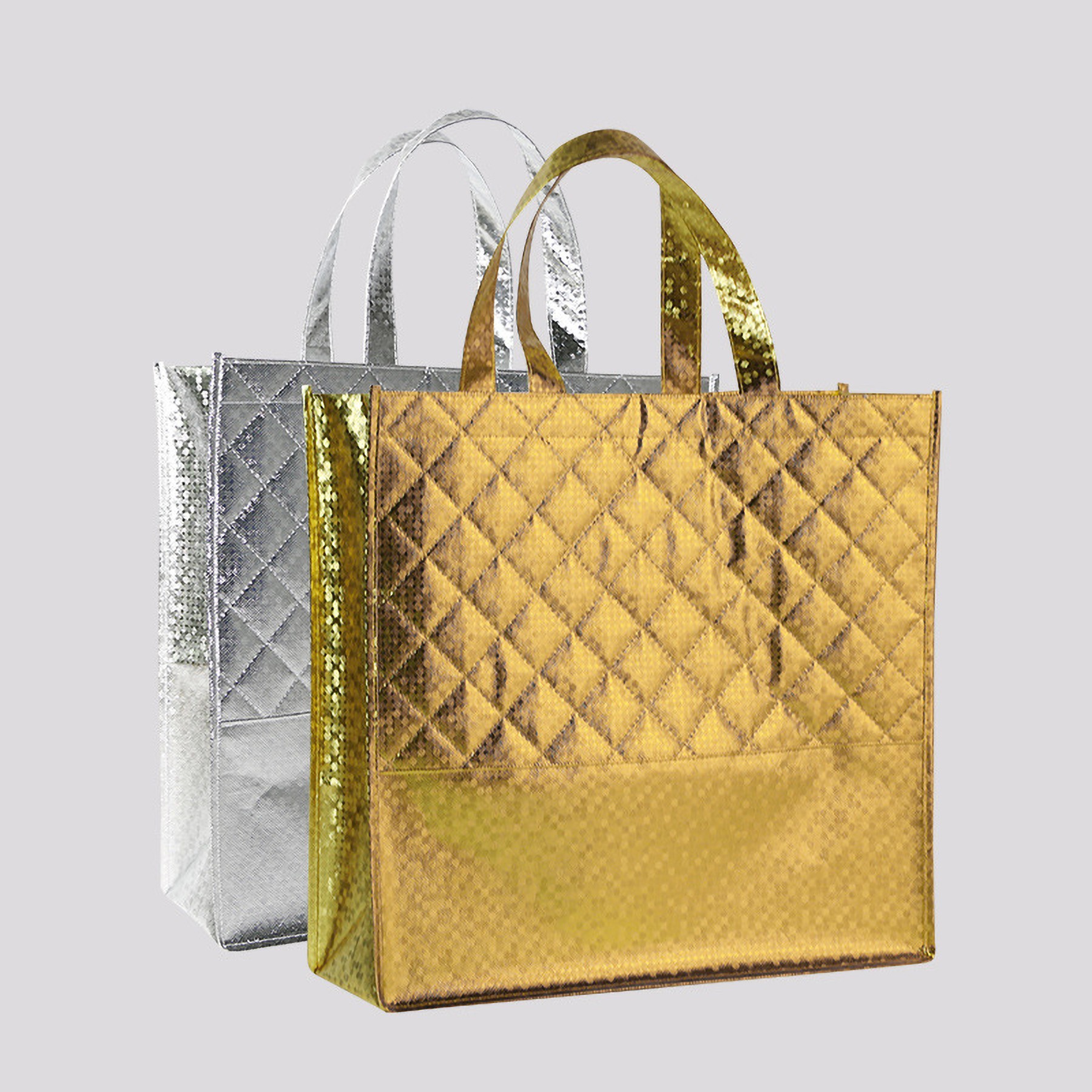 Elegant Non-woven Tote Bag, Shining Party Favor Bags 2