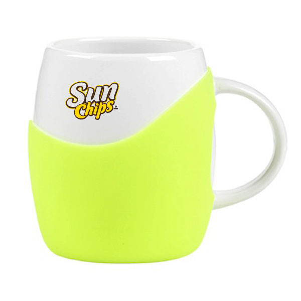14 oz Rotunda with Silicone Band Mug 48