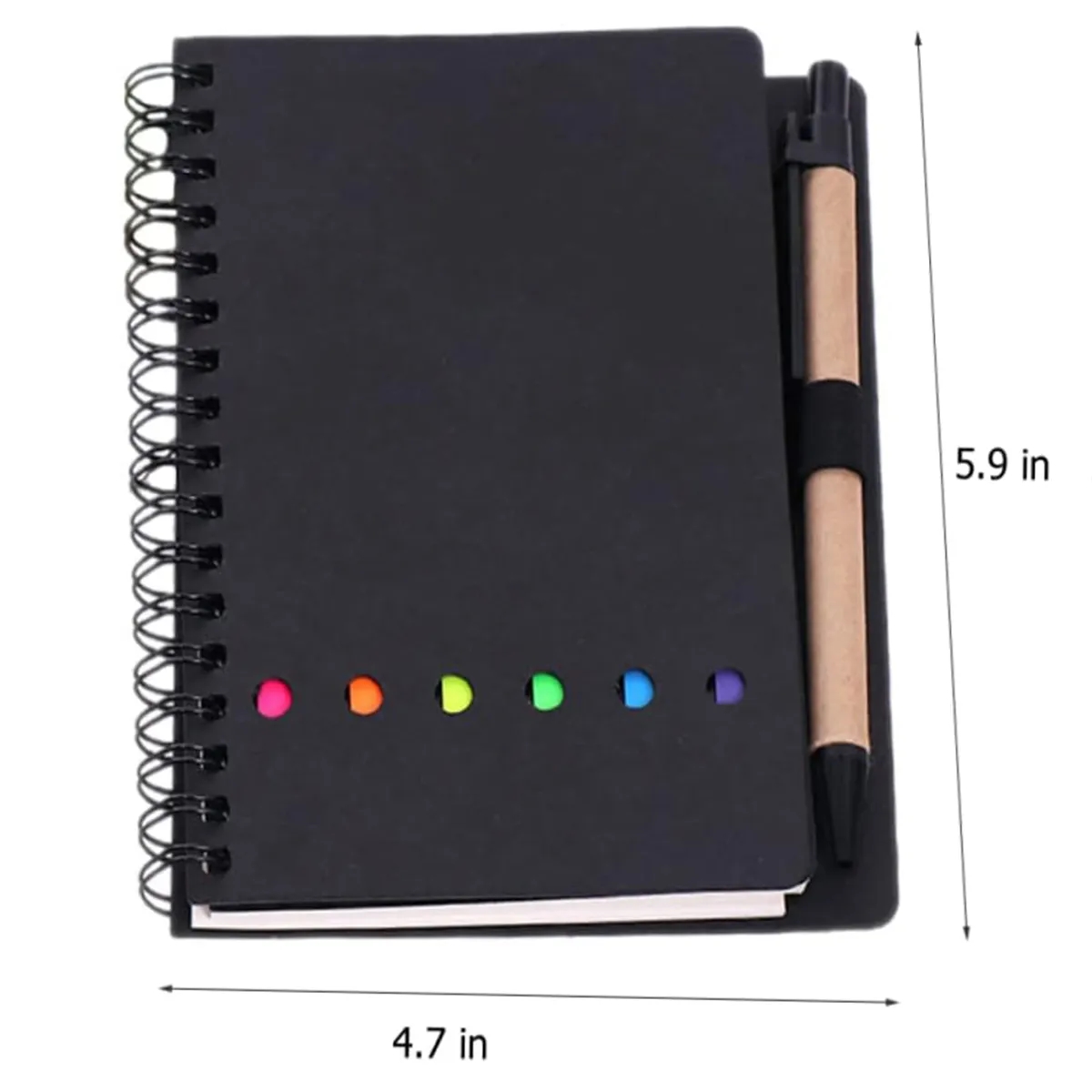Multi-Functional Notebook with Sticky Notes and Flags & Pen 5