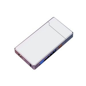 Rectangle Dual Electric Arc Lighter With Flashlight 22