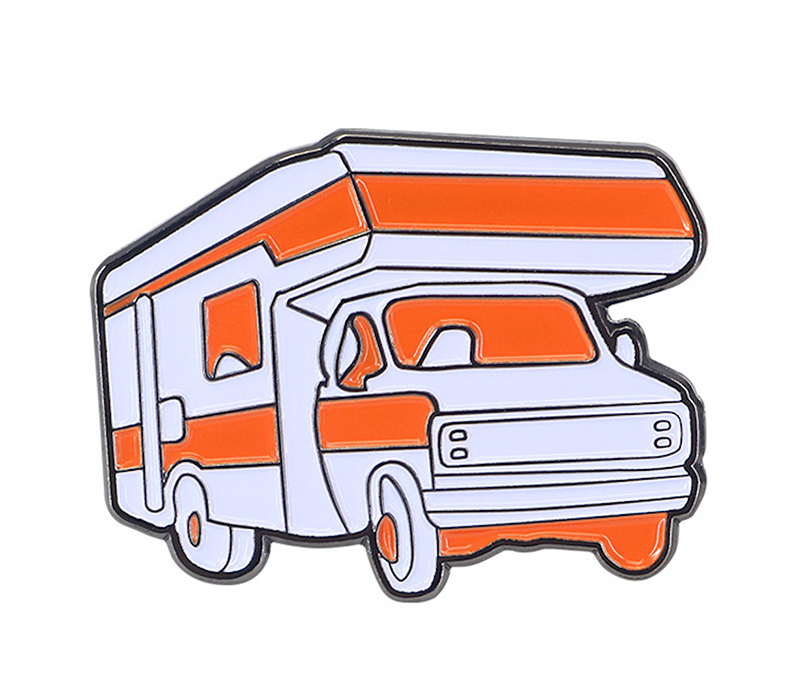 Vehicle Shaped Badge Lapel Pin 2