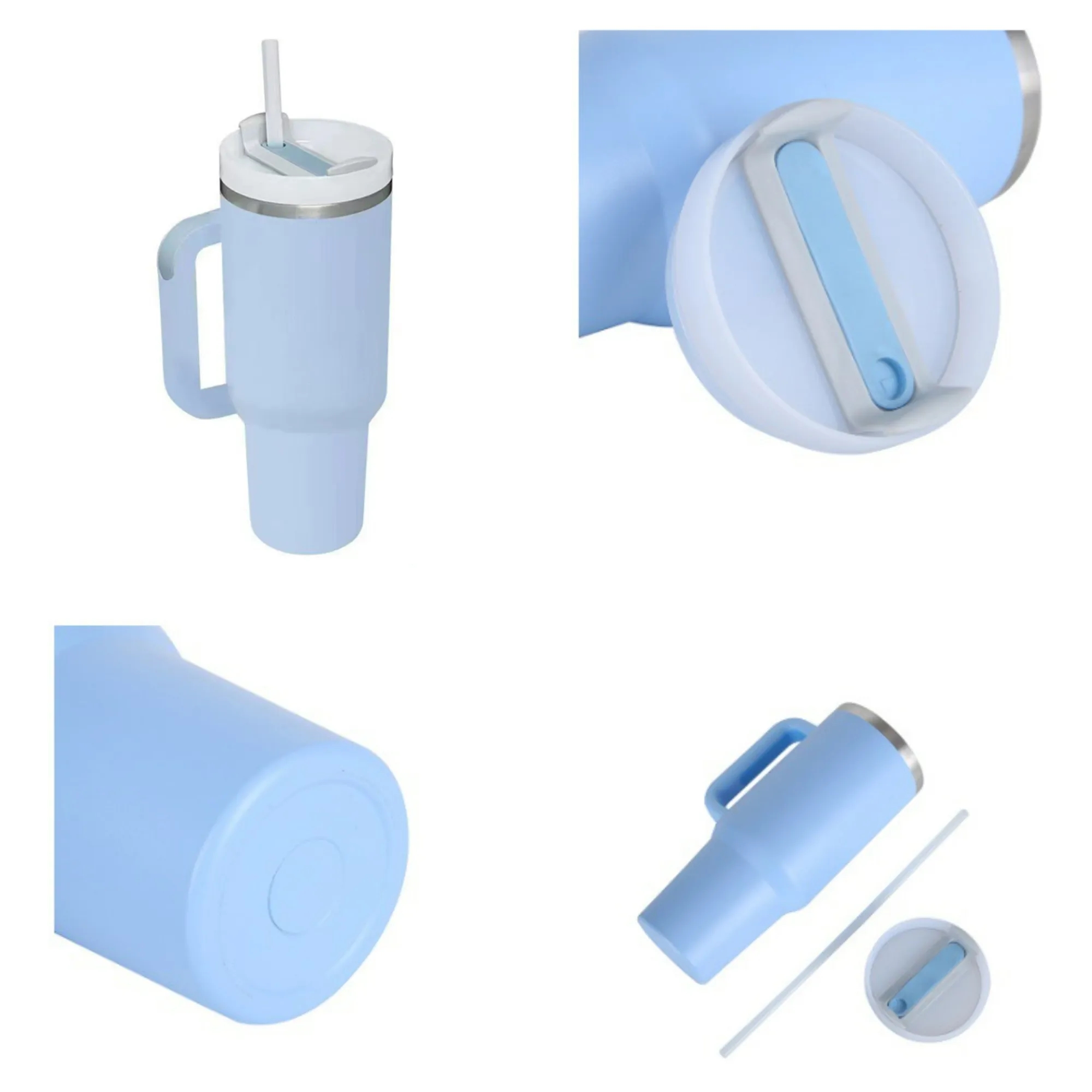 Insulated cup with handle and leak-proof design with logo 5