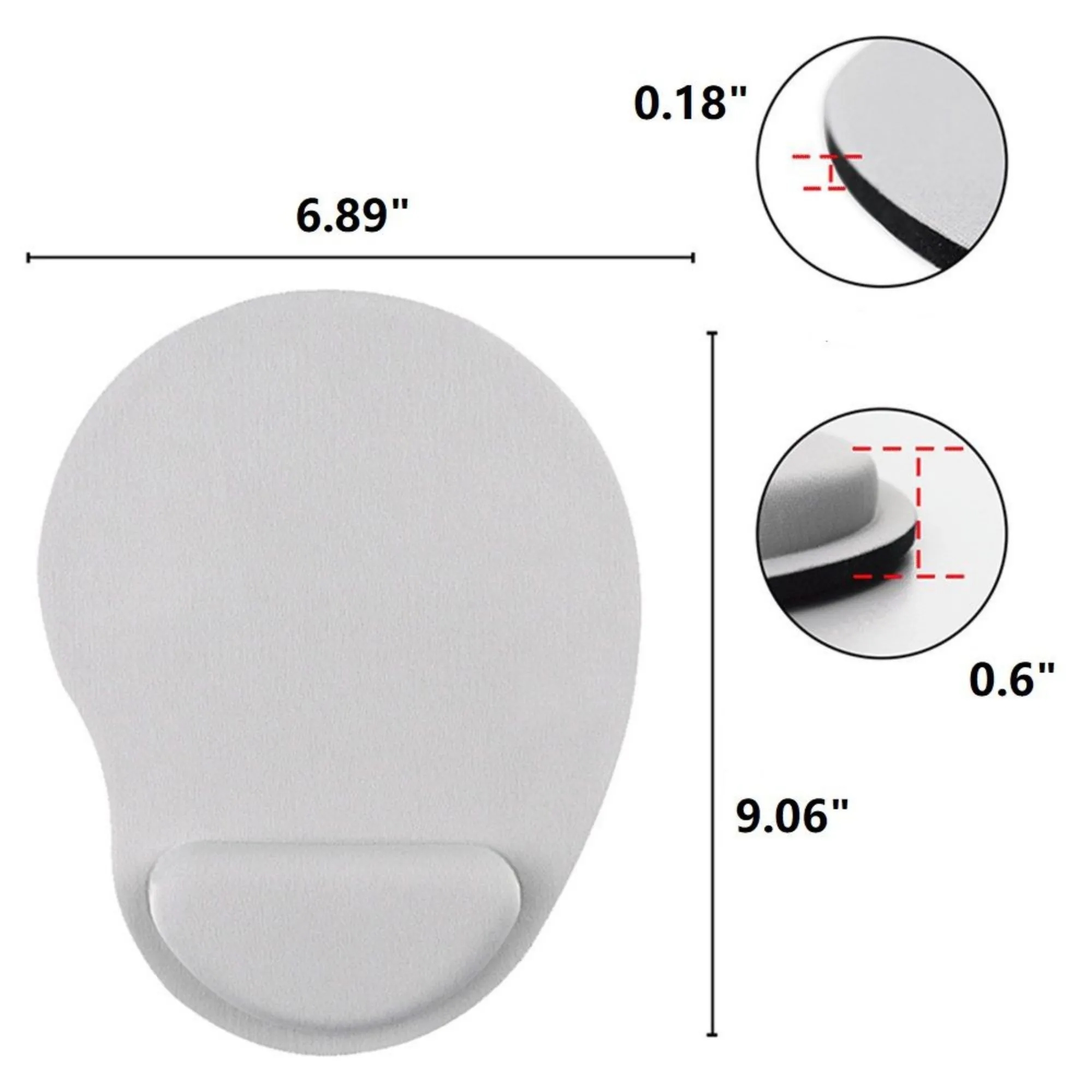 Ergonomic Mouse Pad with Wrist Support 3