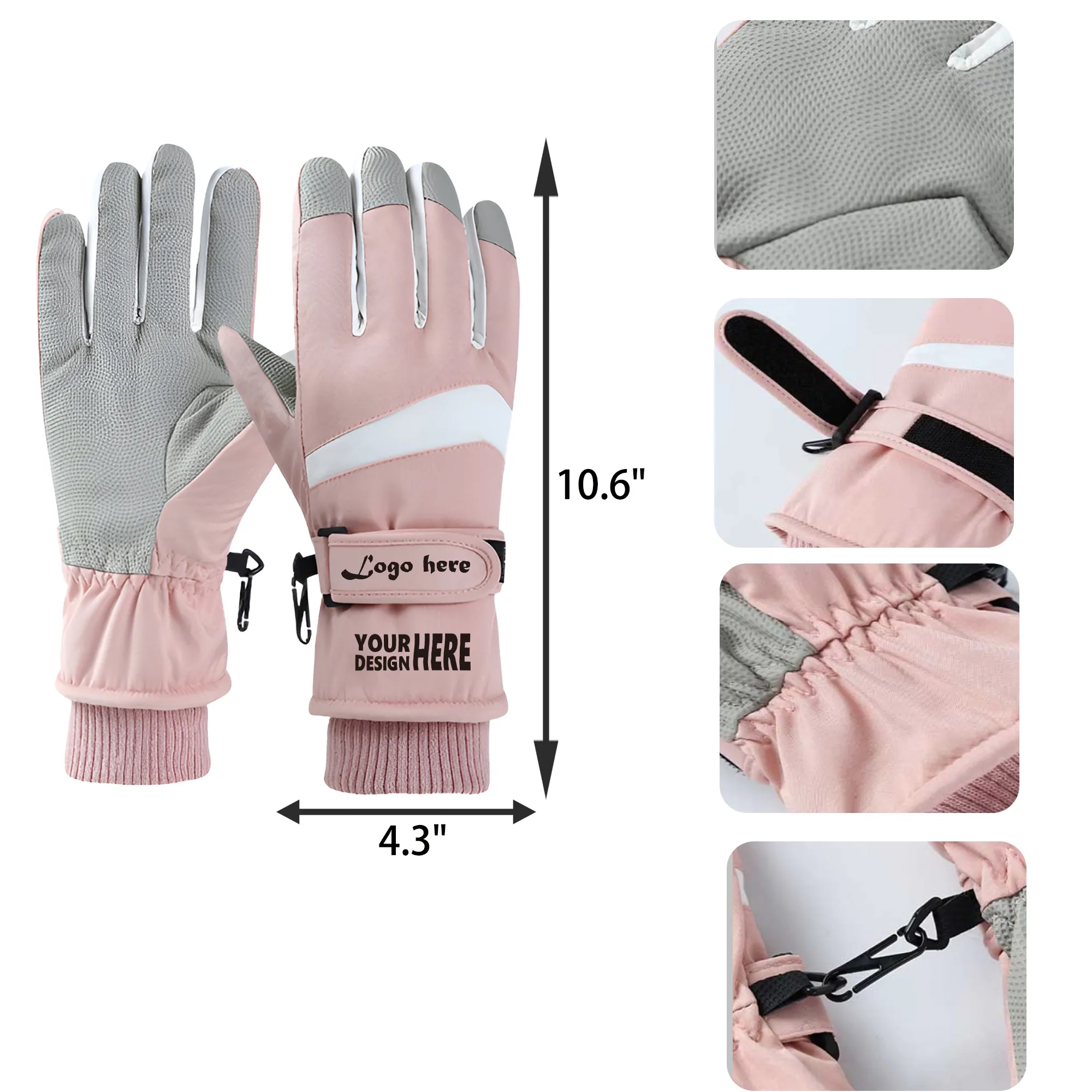 MOQ 50 PCS Winter Outdoor Sports Warm Gloves 1