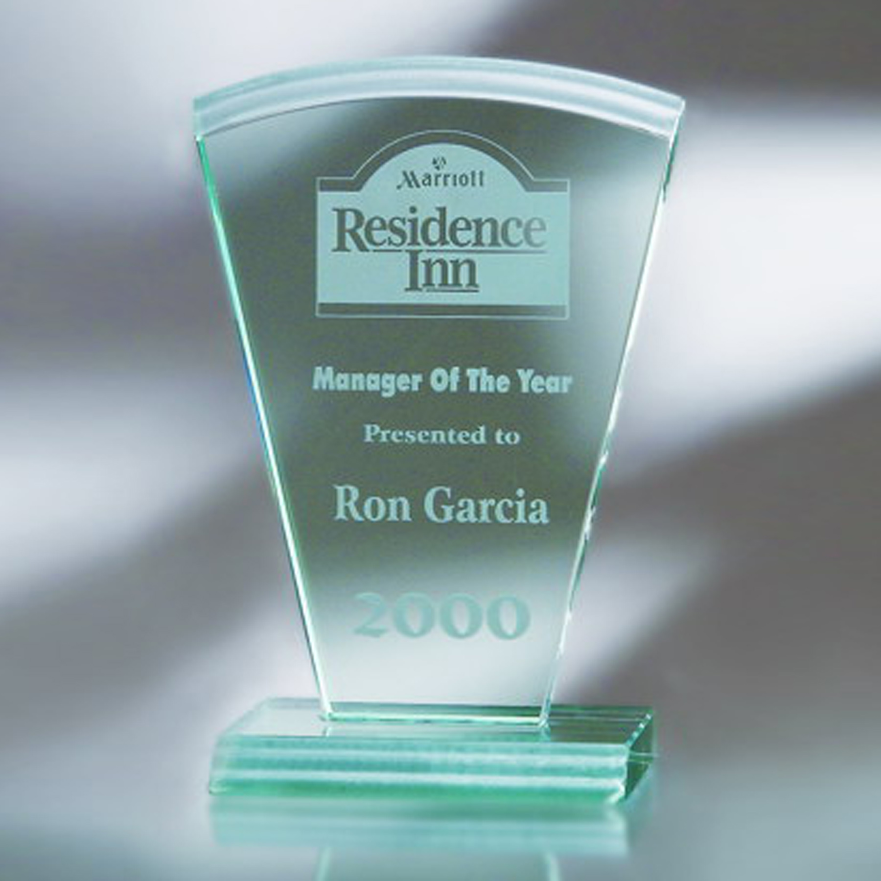 10-5/8" Award- Awards, Trophy-Fan, Waterfall Edge_D338GA 4