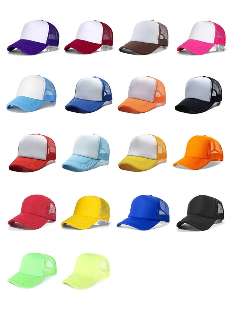 Foam Mesh Trucker Cap Baseball Hat 6