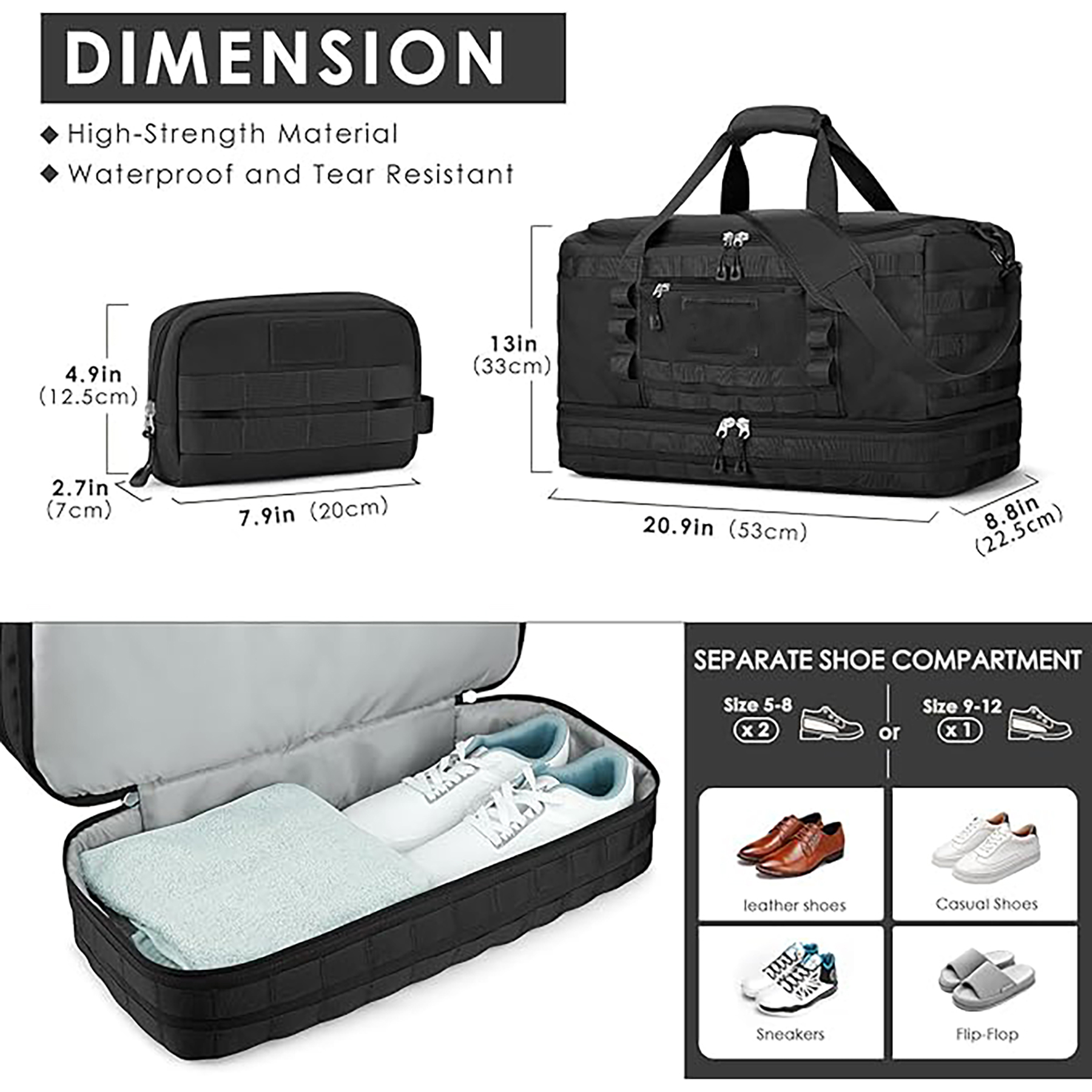 Travel Tactical Duffel Bags 9