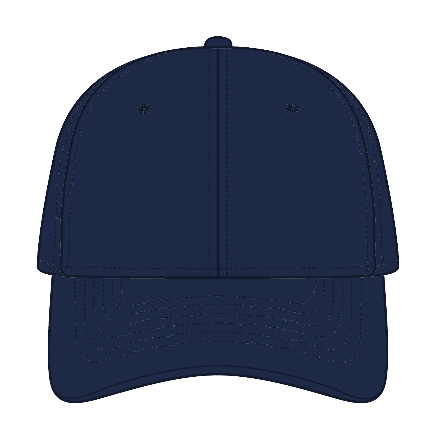 OTTO CAP® OTTO FLEX® Fitted 6 Panel Low Profile Baseball Cap 7