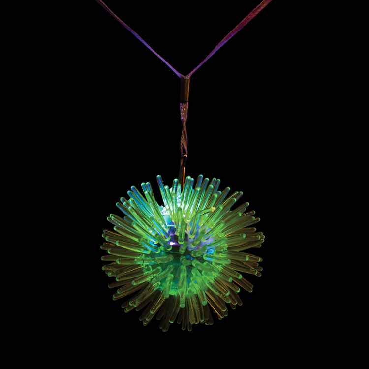 2 1/4' Flashing Porcupine Necklace