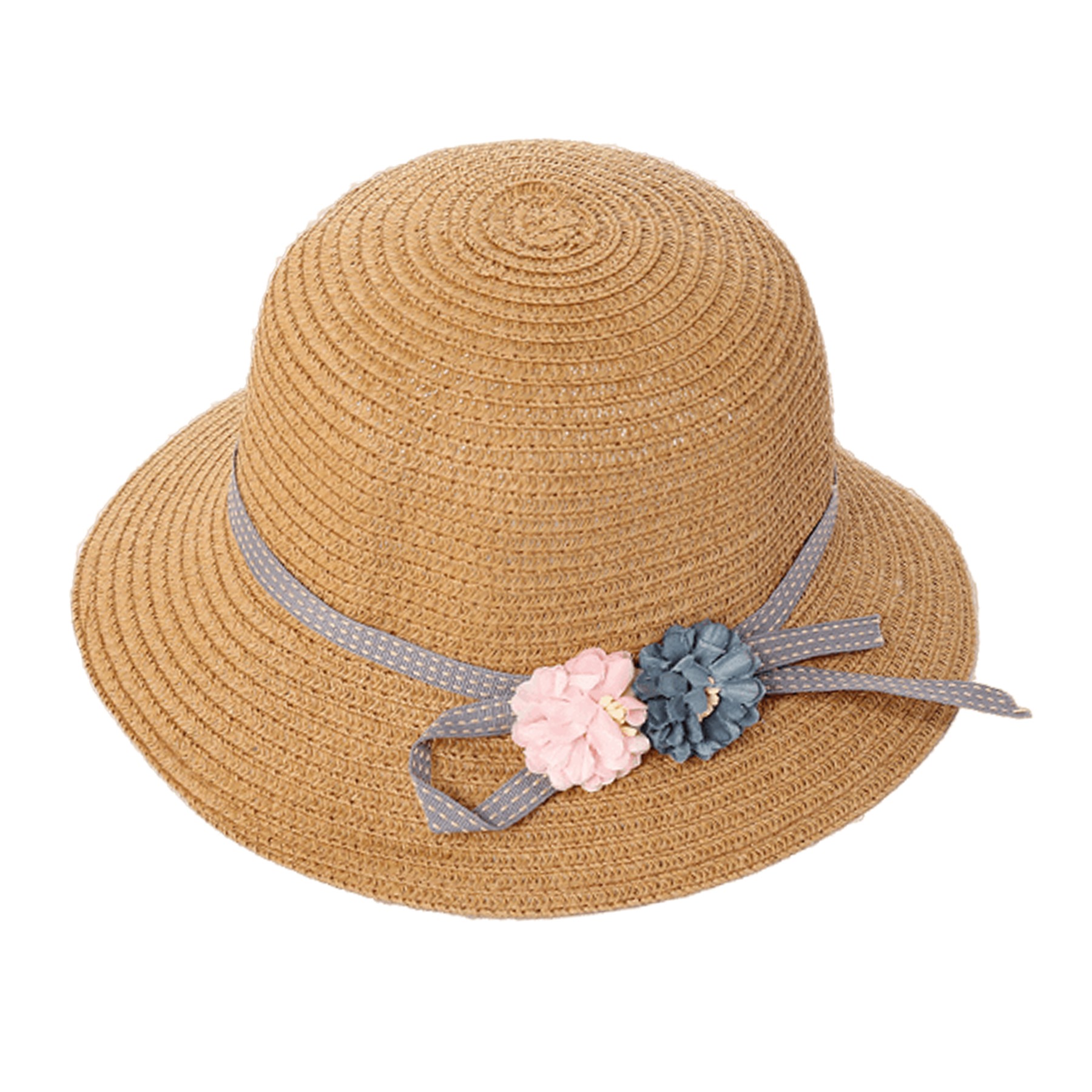 Women'S Flower Sun Protective Straw Hat 6