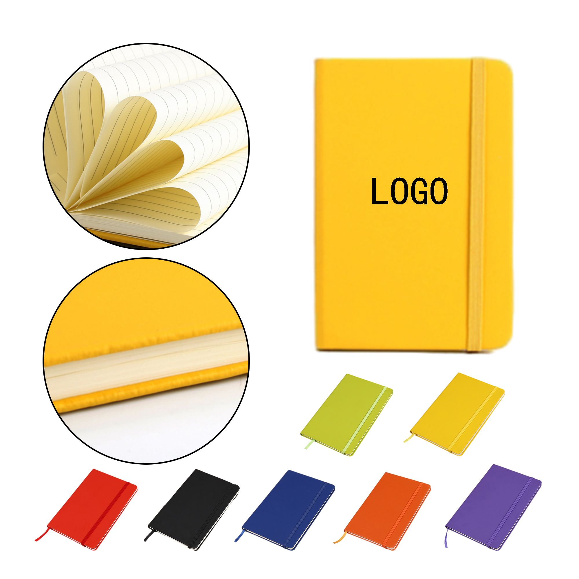 Multicolor A6 Hardcover Notebook 2