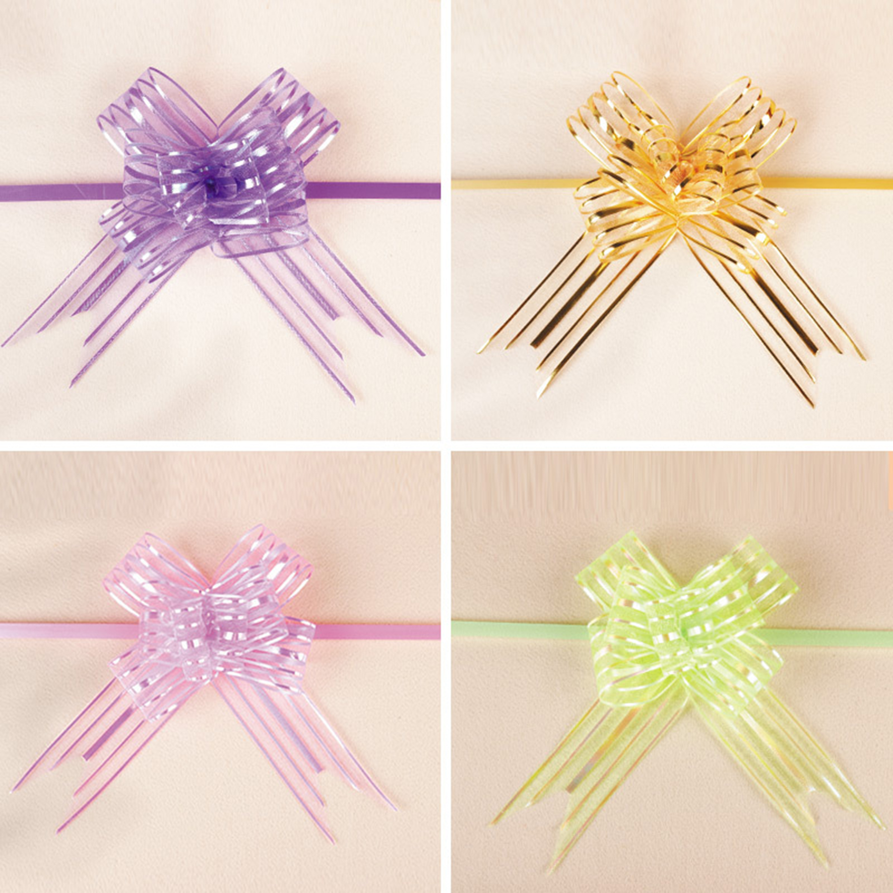 Pull Bow Mixed Color 3