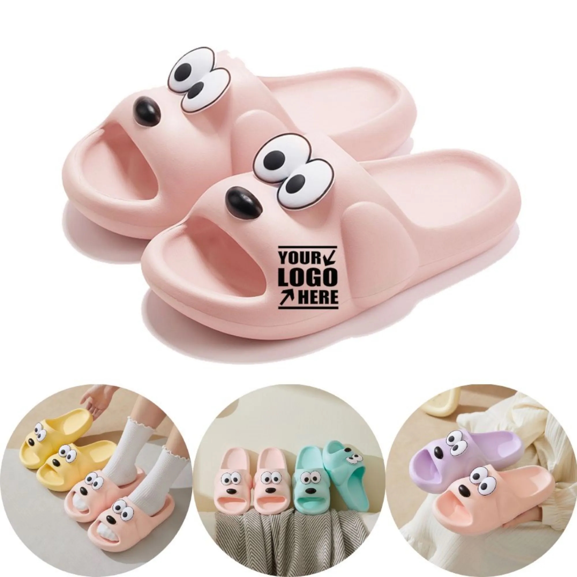 EVA Cartoon Dog Slippers