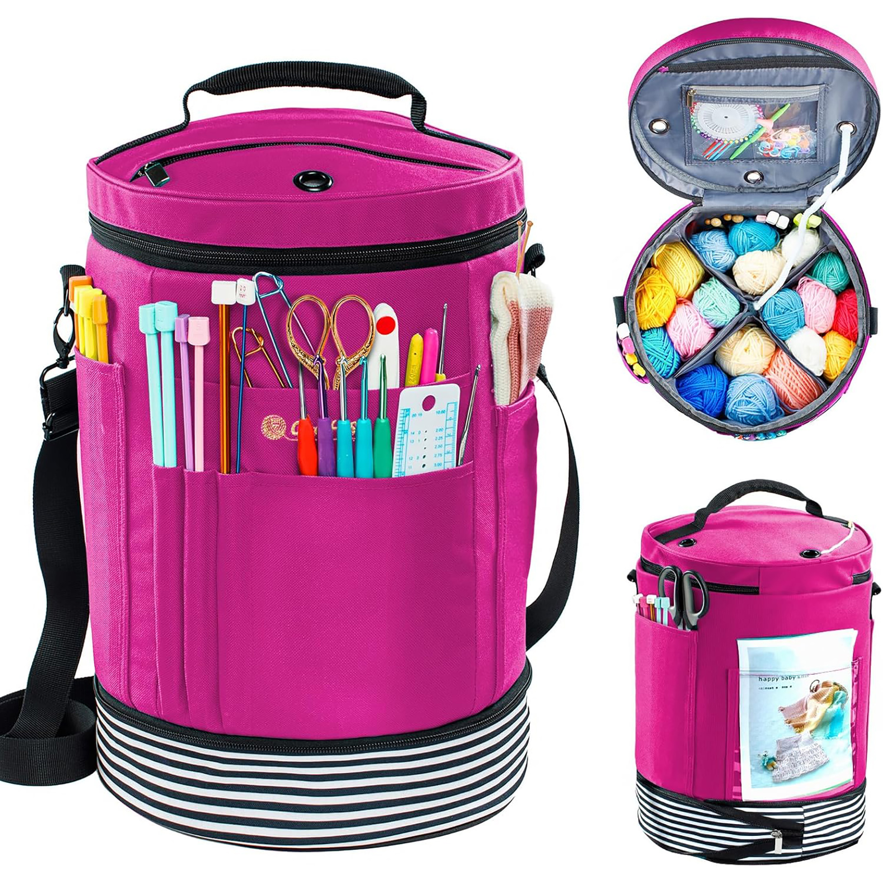 Expandable Crochet Yarn Storage Organizer 1