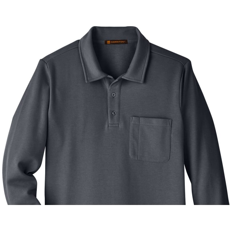 Harriton Adult StainBloc™ Pique Pullover Fleece, custom hoodie or sweatshirt with logo imprint 5