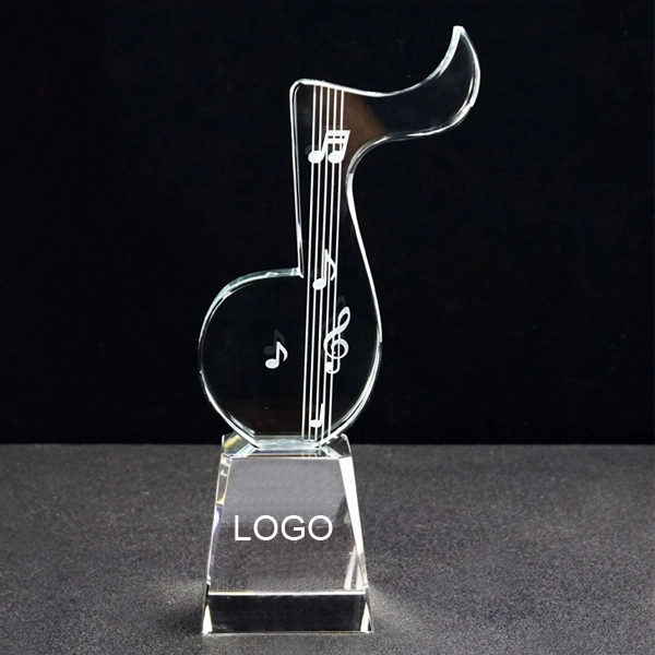 Cyrstal Note Music Trophy 5