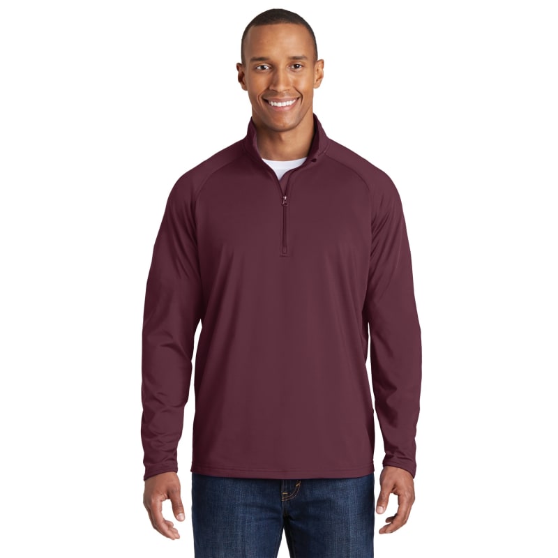 Sport-Tek Sport-Wick Stretch 1/4-Zip Pullover., custom hoodie or sweatshirt with logo imprint 5