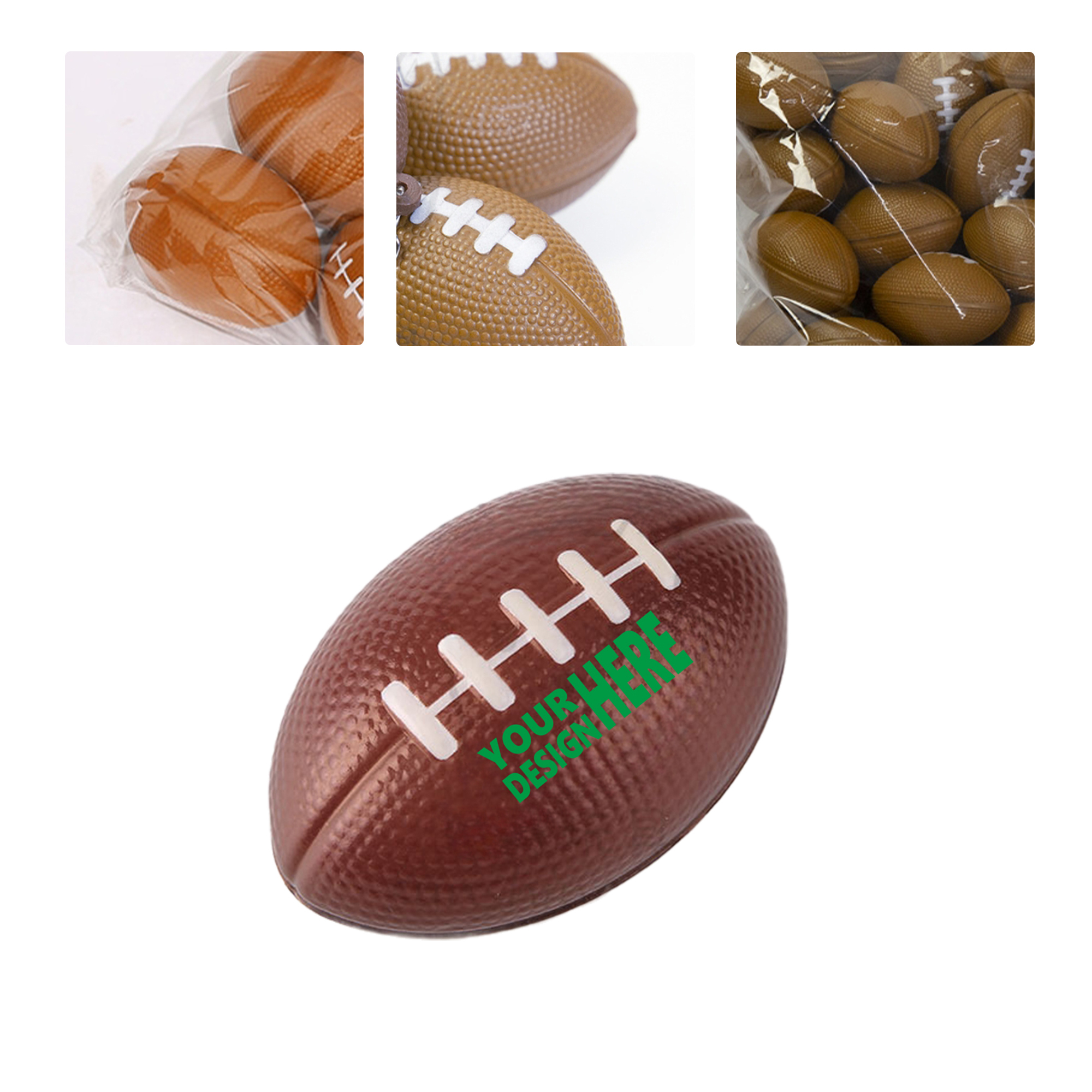 MOQ50 Custom PU Foam Football Stress Ball 2