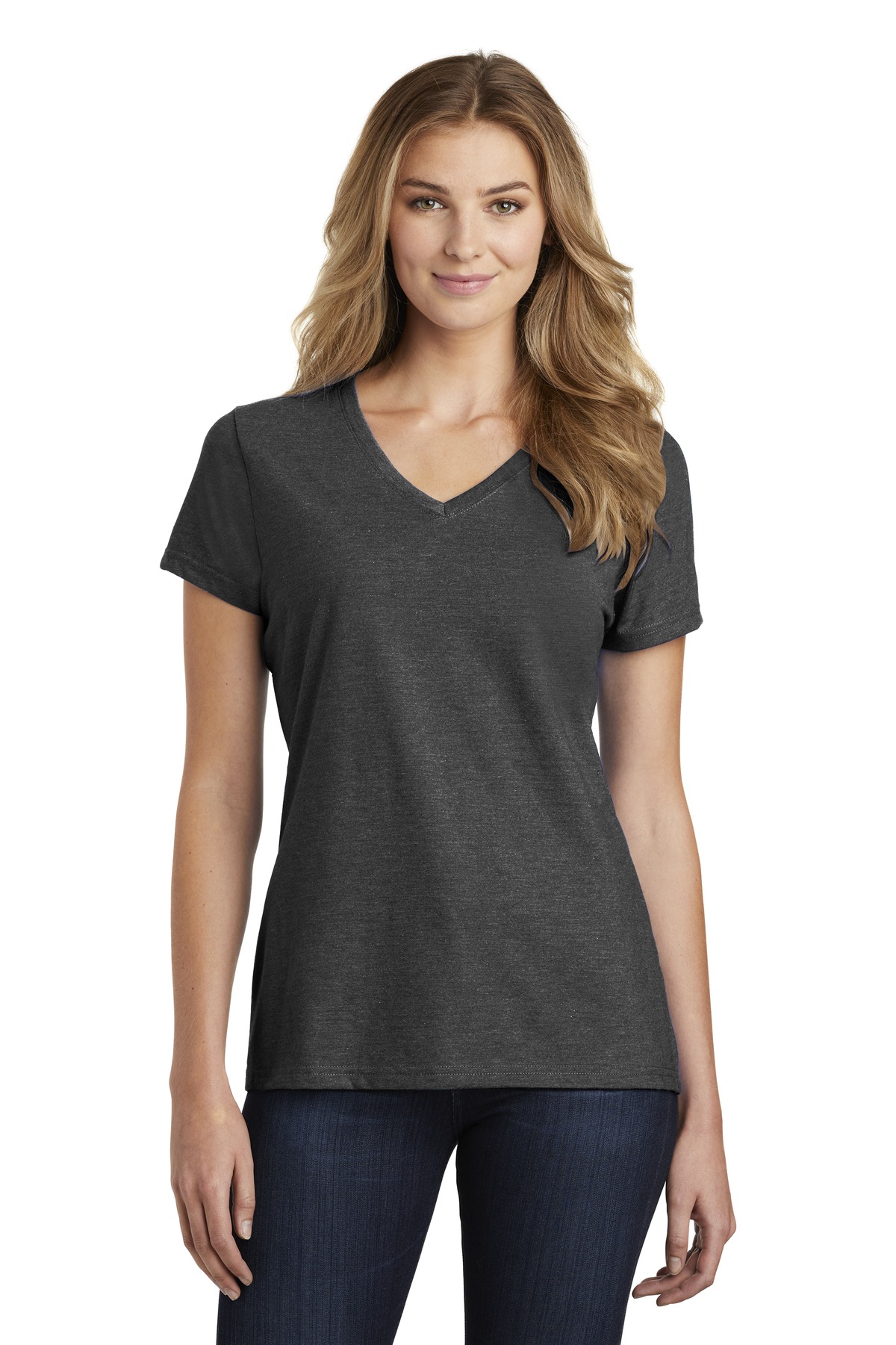 Port & Company® Women's Fan Favorite Blend V-Neck Tee 75