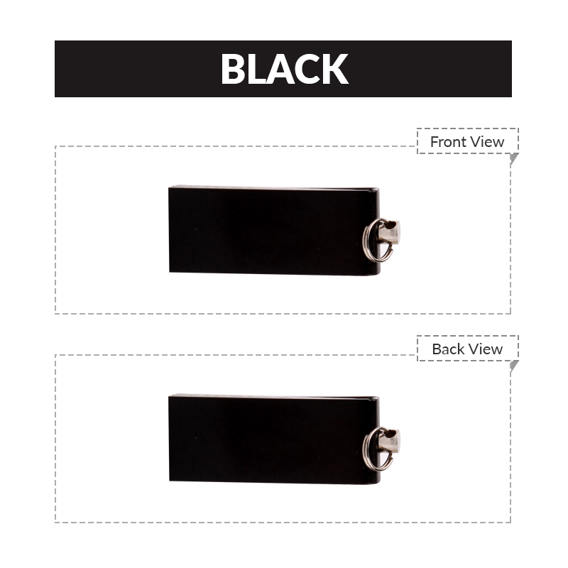 Swivel USB Flash Drive with Keyring 14