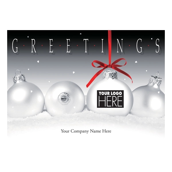 Frosty Display Holiday Logo Cards 1