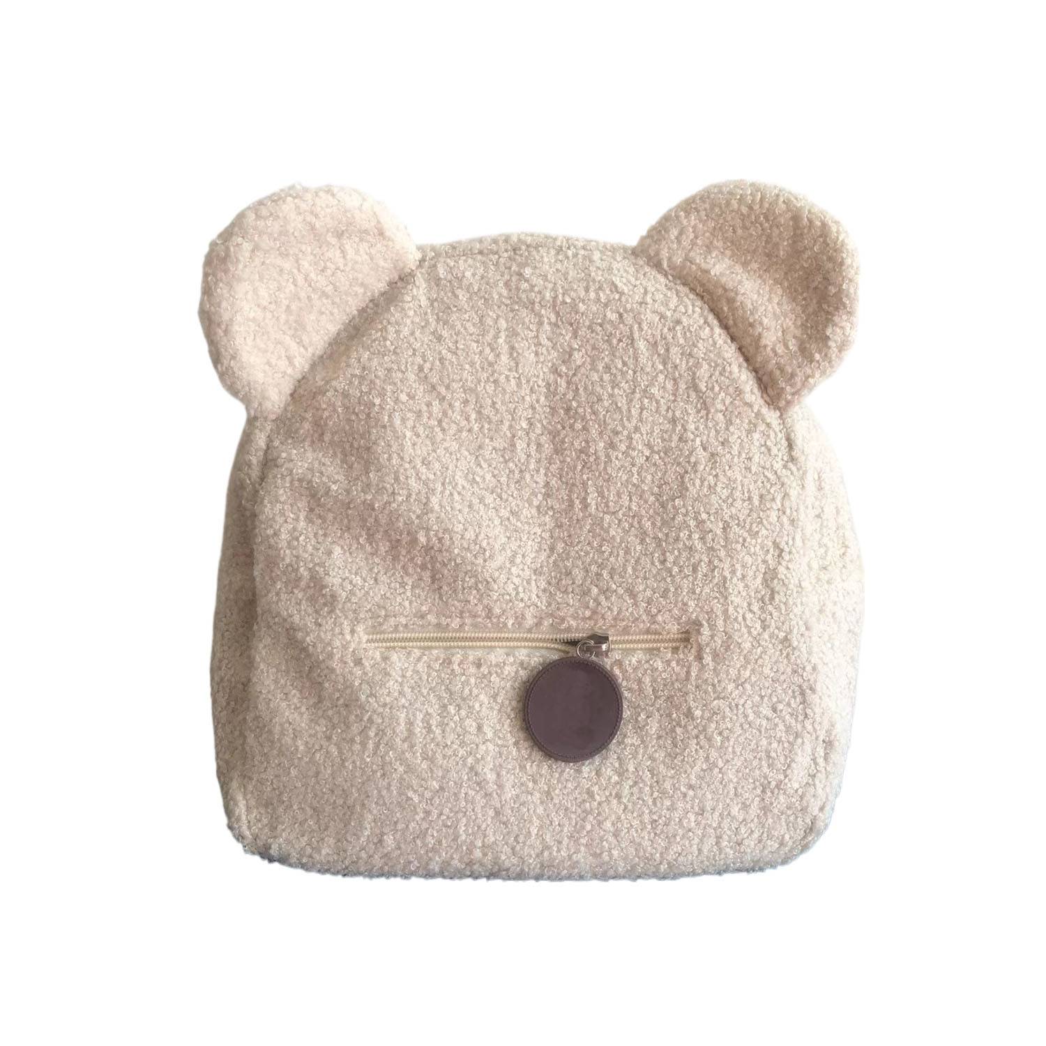 Compact Lightweight Adorable Plush Bear Backpack 3