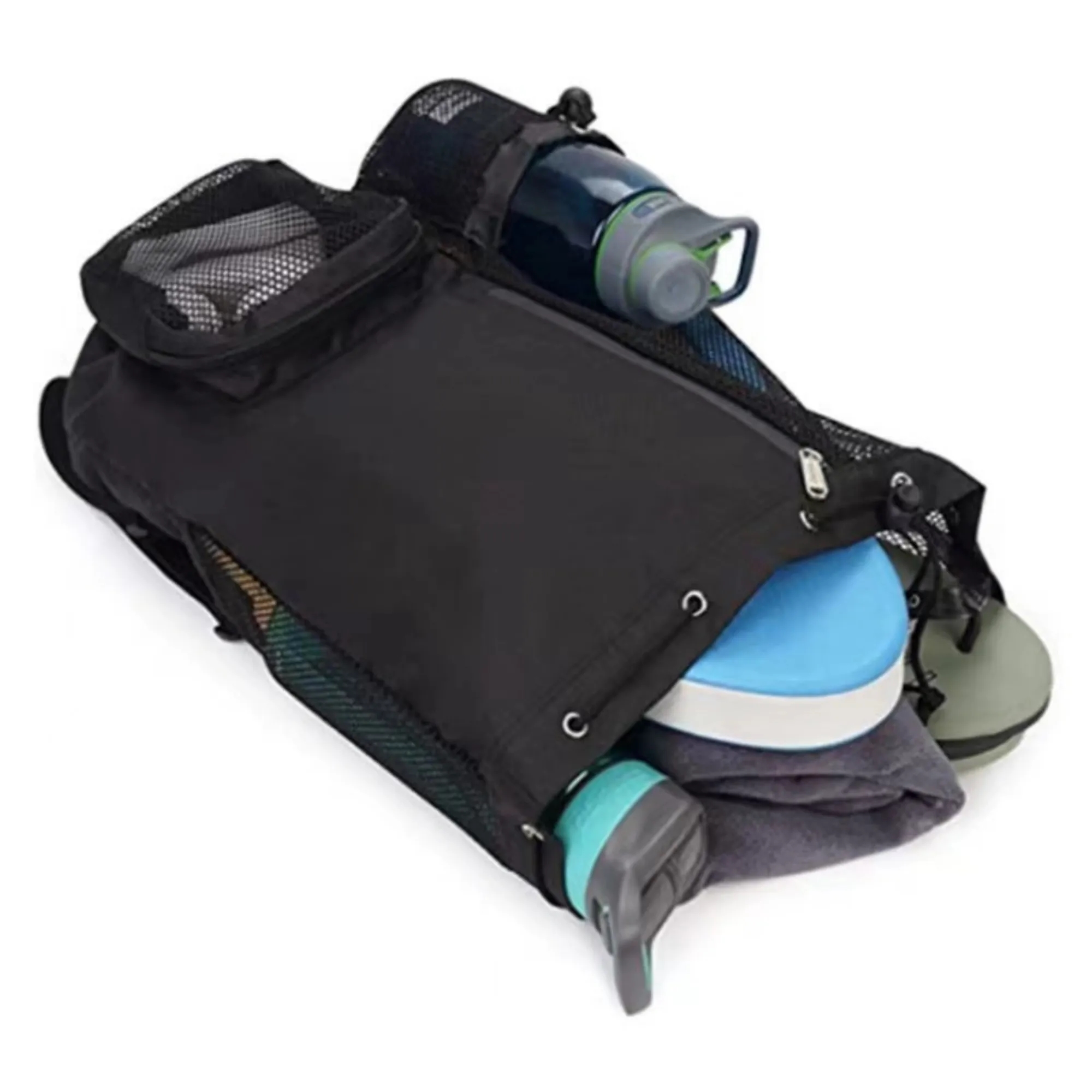 Open Mesh Gym Bag Lightweight Breathable Sports Equipment 6