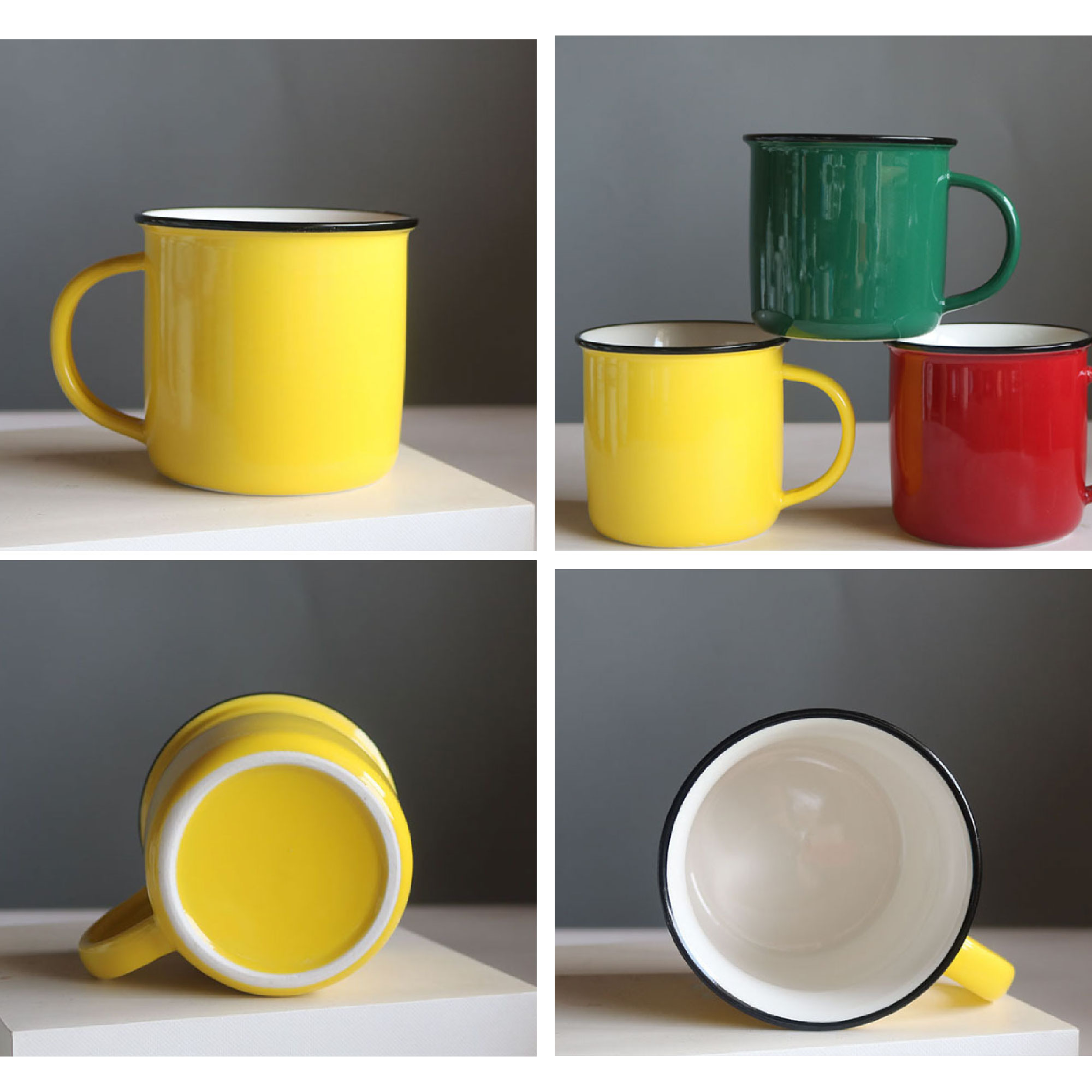 10oz Ceramic Campfire Coffee Mugs 3