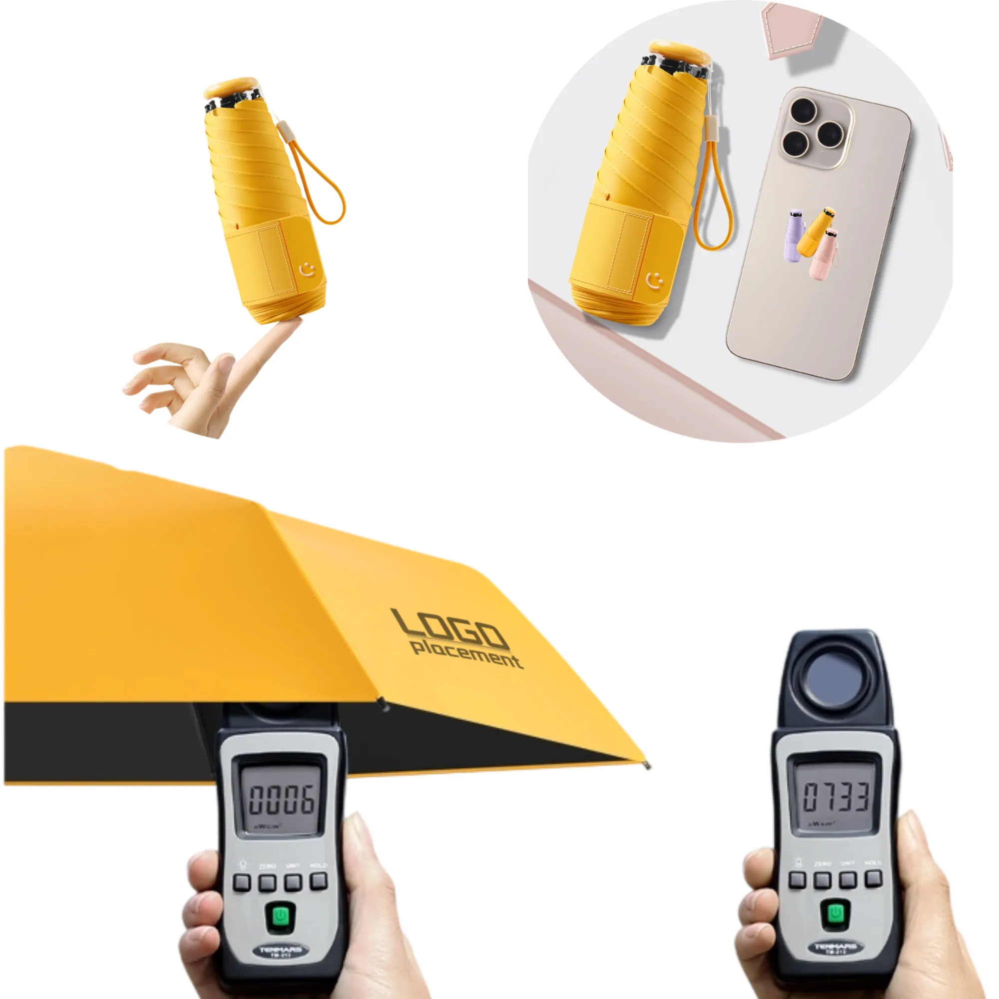 Mini Windproof Sun & Rain Pocket Umbrella With CaseProduct 10