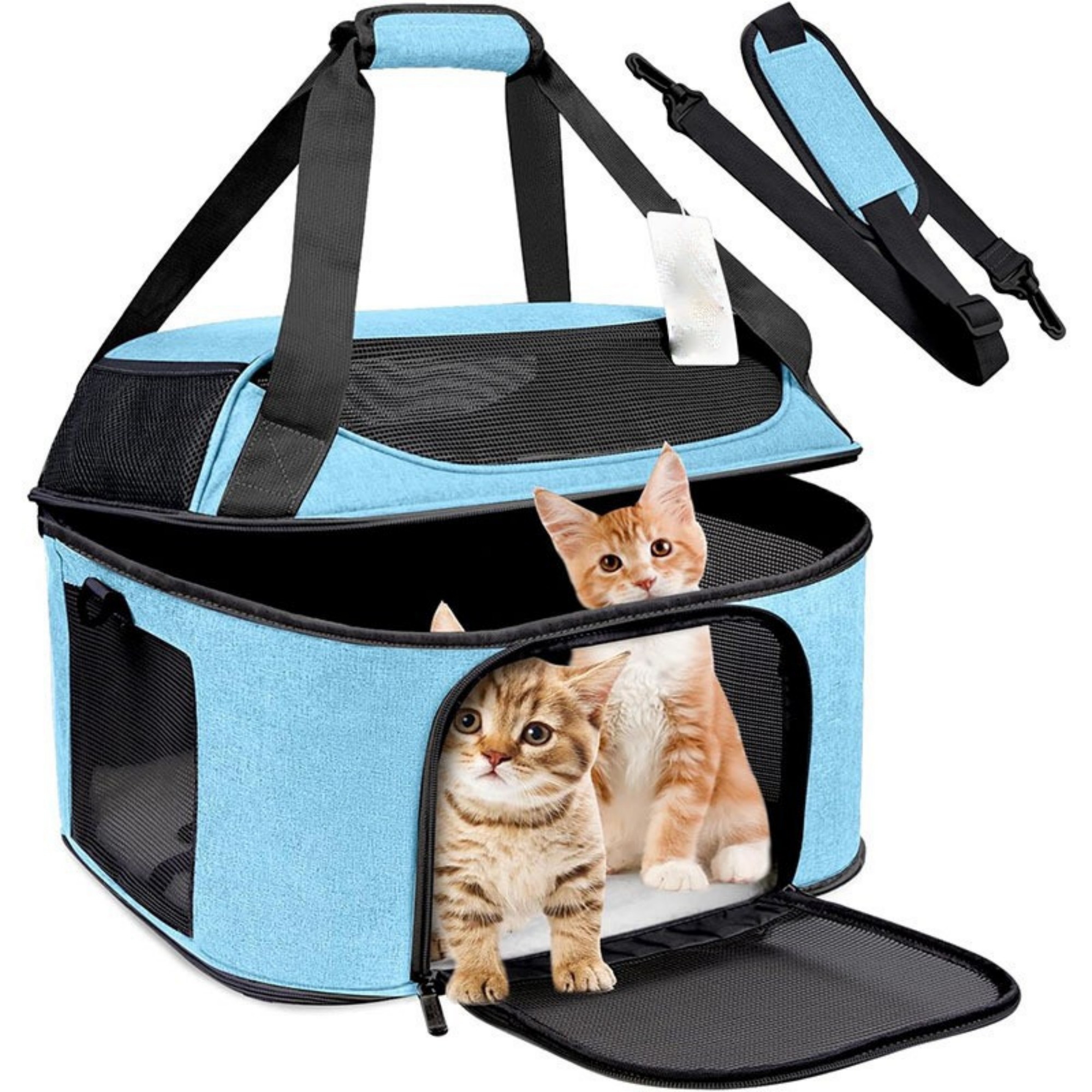 Large Cat Carrier For 2 Cats 9