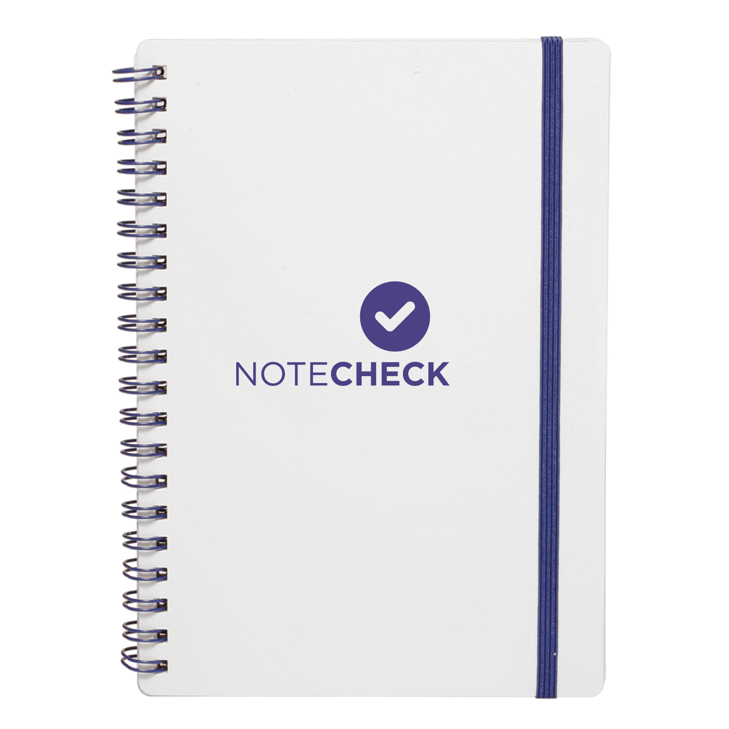 White Spiral Notebook (1 Color Imprint) 3