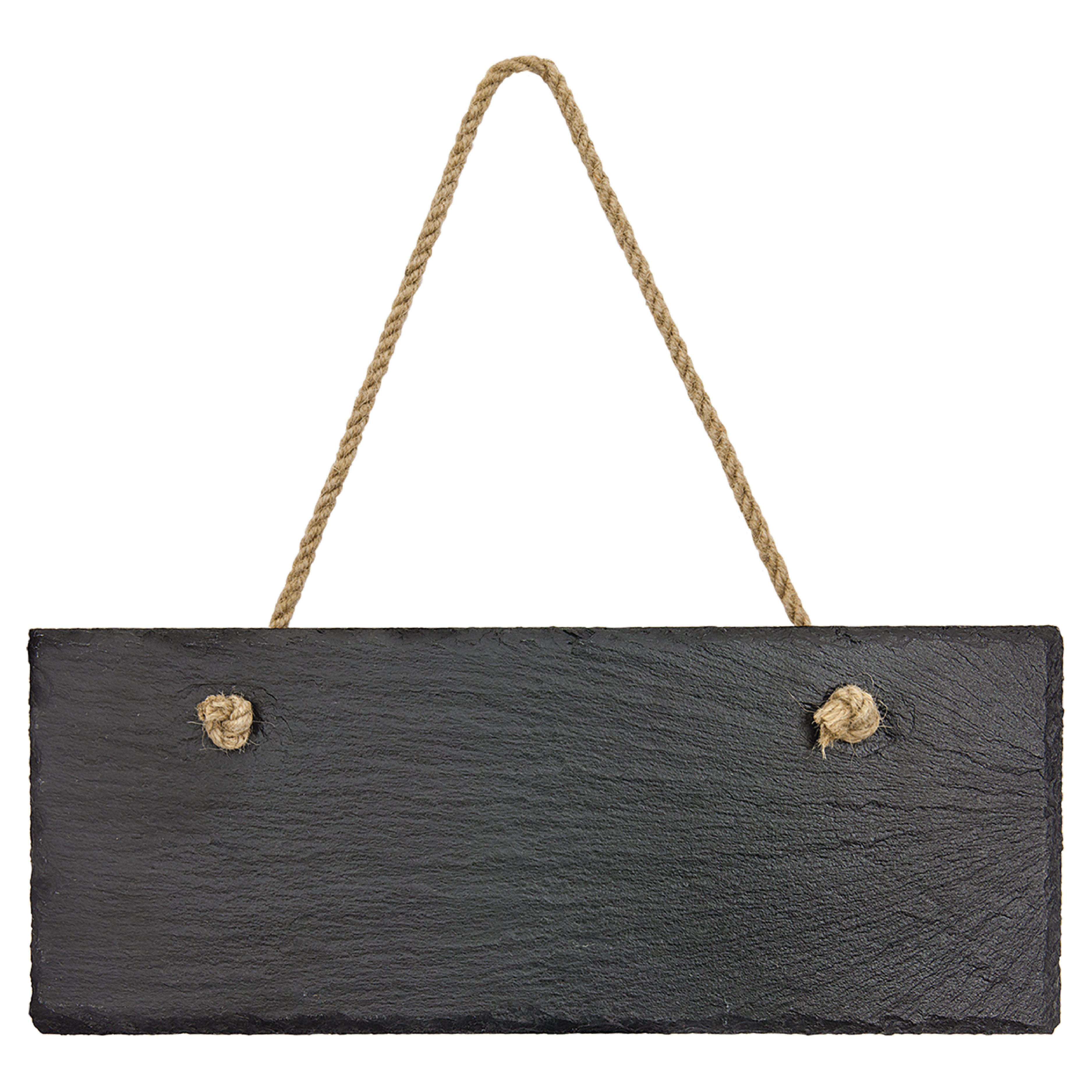 10" x 4" Rectangle Slate Decor with Hanger String 5
