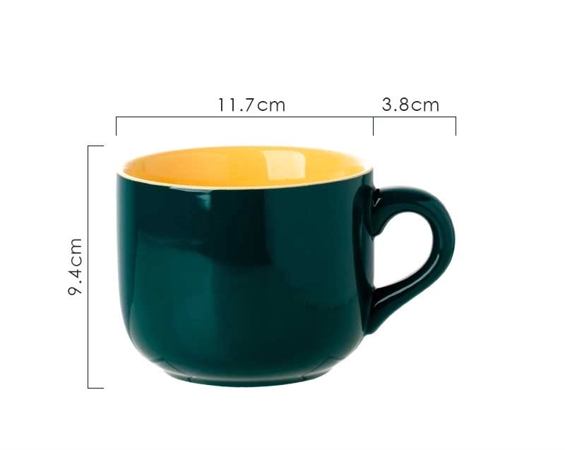 Large-Capacity Thickened Heat-resistant Ceramic Handle Mug 7