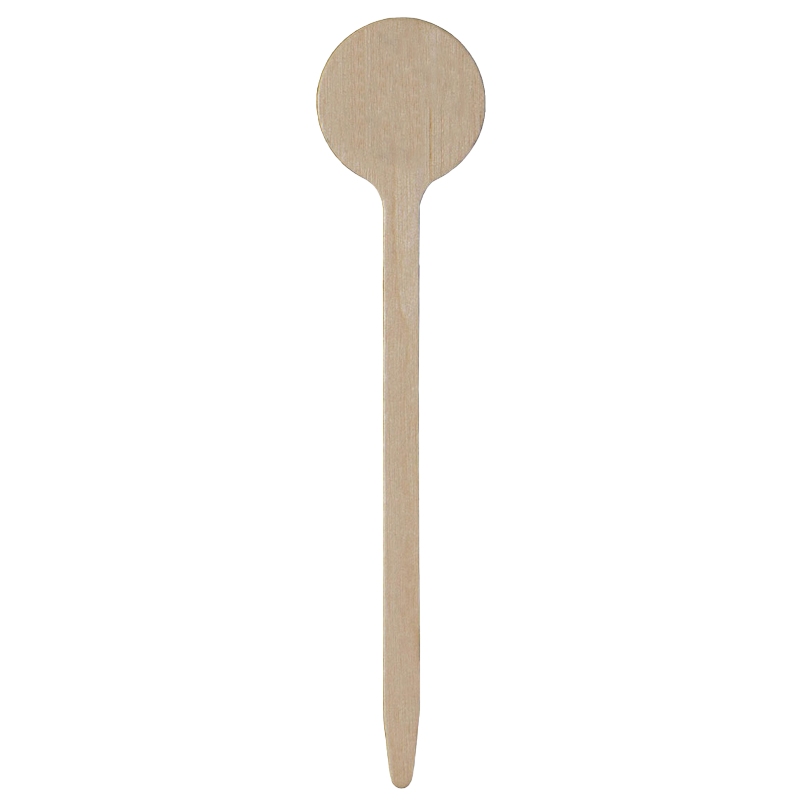 Wood Food Pick 4.000" Round Digital Print 4
