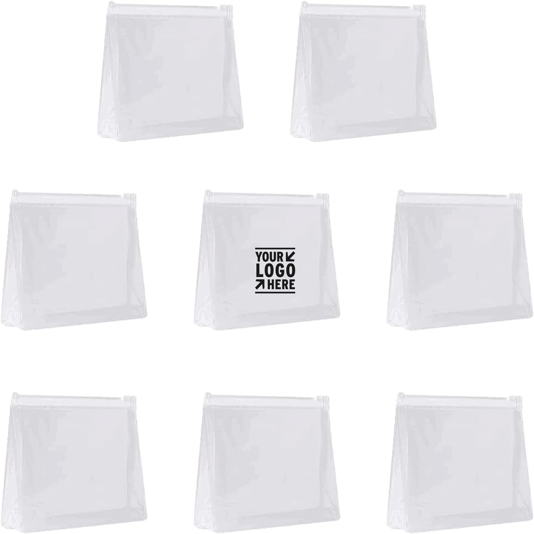 Transparent Plastic Cosmetic Organizer Bag 2