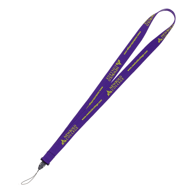 "AURORA" 3/4" Super Soft Polyester Silkscreen Lanyard (Overseas Production 8-10 Weeks) 5