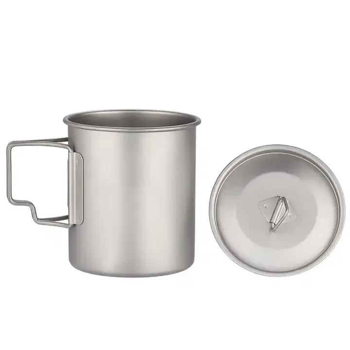 Everest Ultralight Titanium Camping Mug (12oz/14oz/16oz) 16