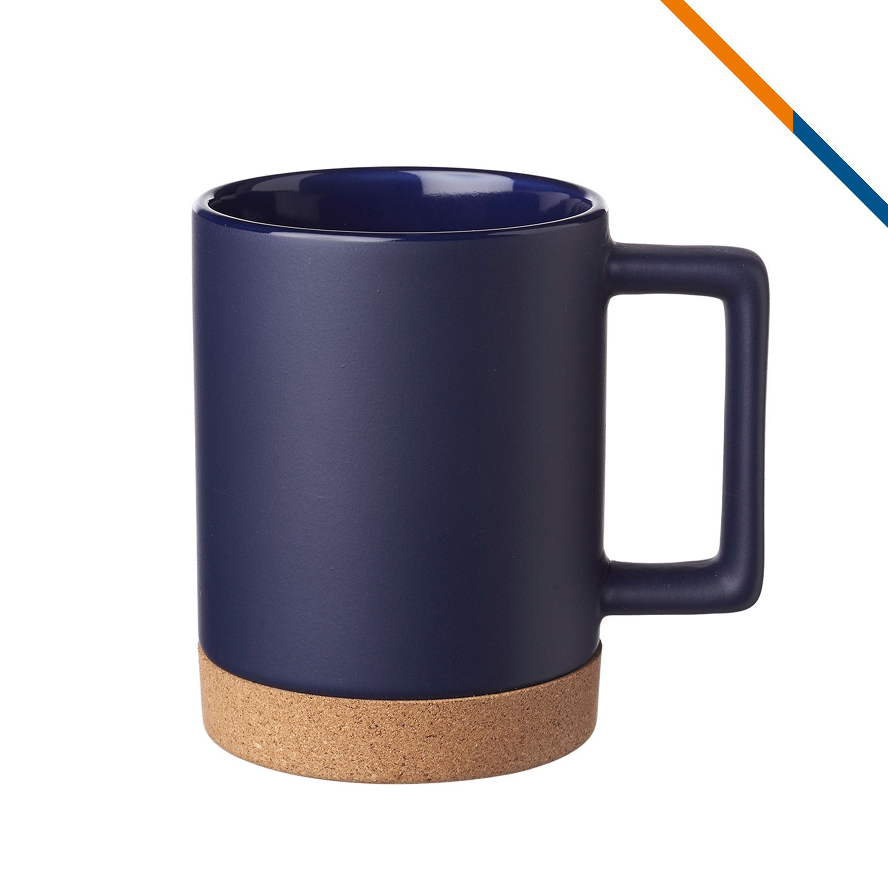 Dumas Cork Base Ceramic Mug - 15 OZ. 9