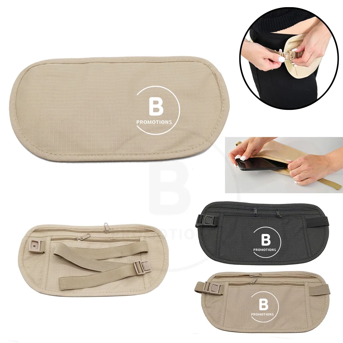 Slim Hidden Lightweight Running Sport Waist Pack 1