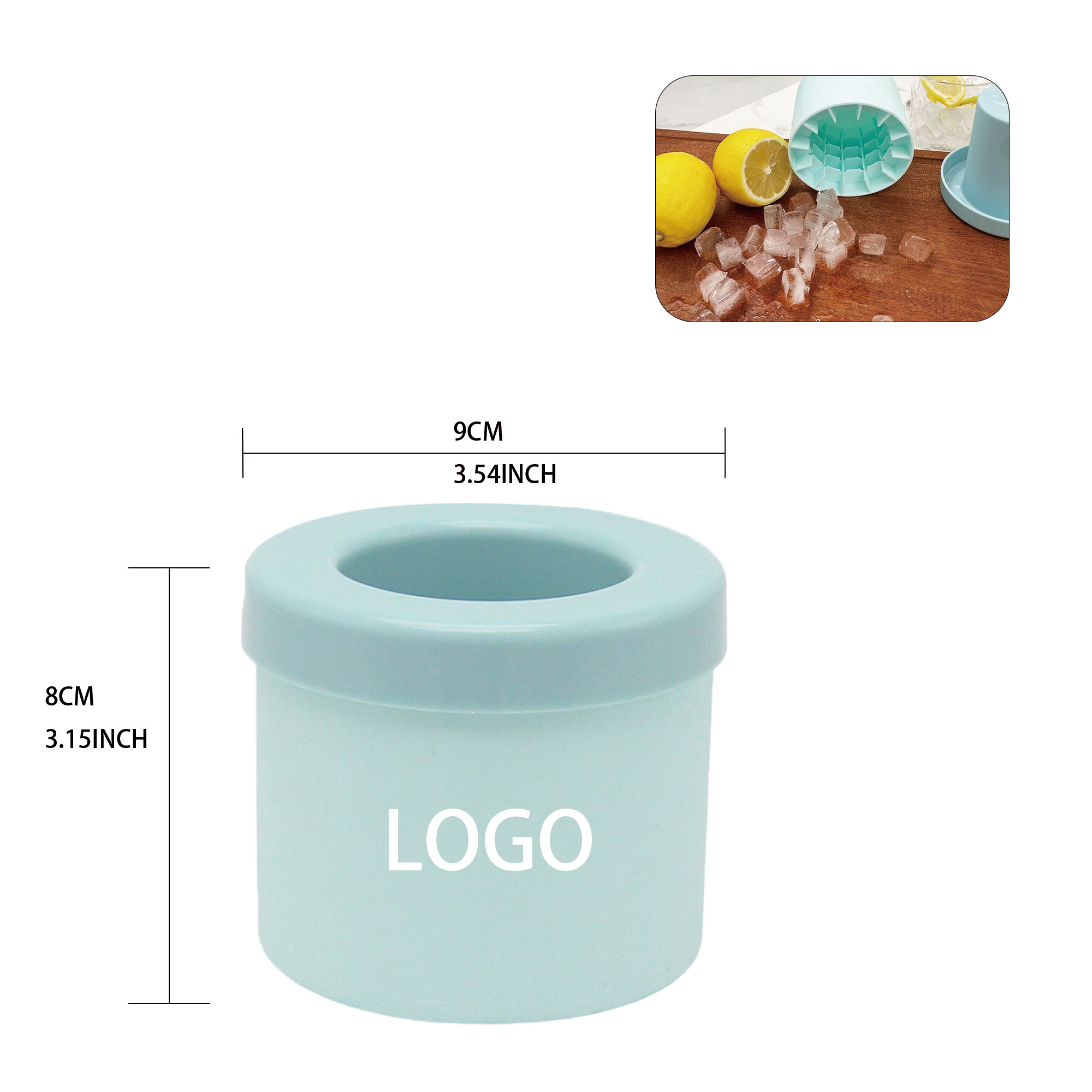 Round Silicone Frozen Shape Mold 3